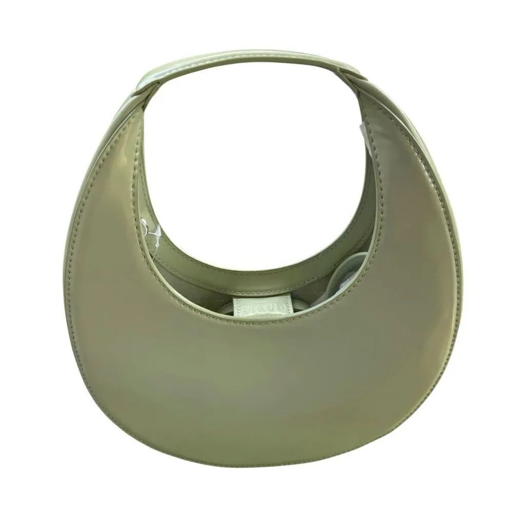 Staud Mini Moon Light Sage Green Bag
